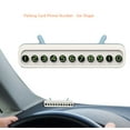 thumbnail image 3 of facefd Parking Card Number Plate Fine Workmanship Compact Size Cartoon Style Switch Decorations Car Supplies Stop Plates, 3 of 6
