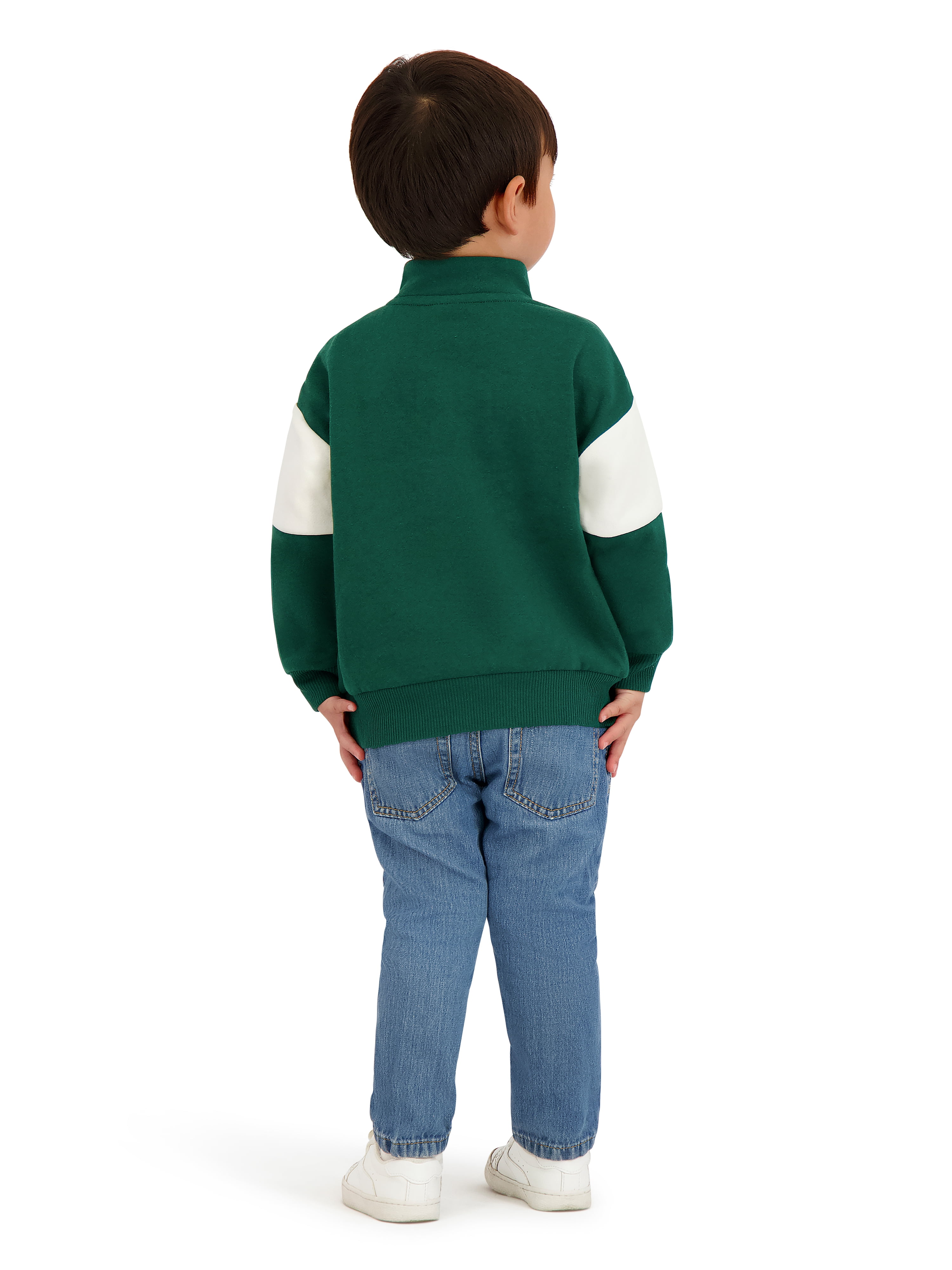 Mickey Mouse Toddler Boys Quarter Zip Top, Sizes 12 Months - 5T