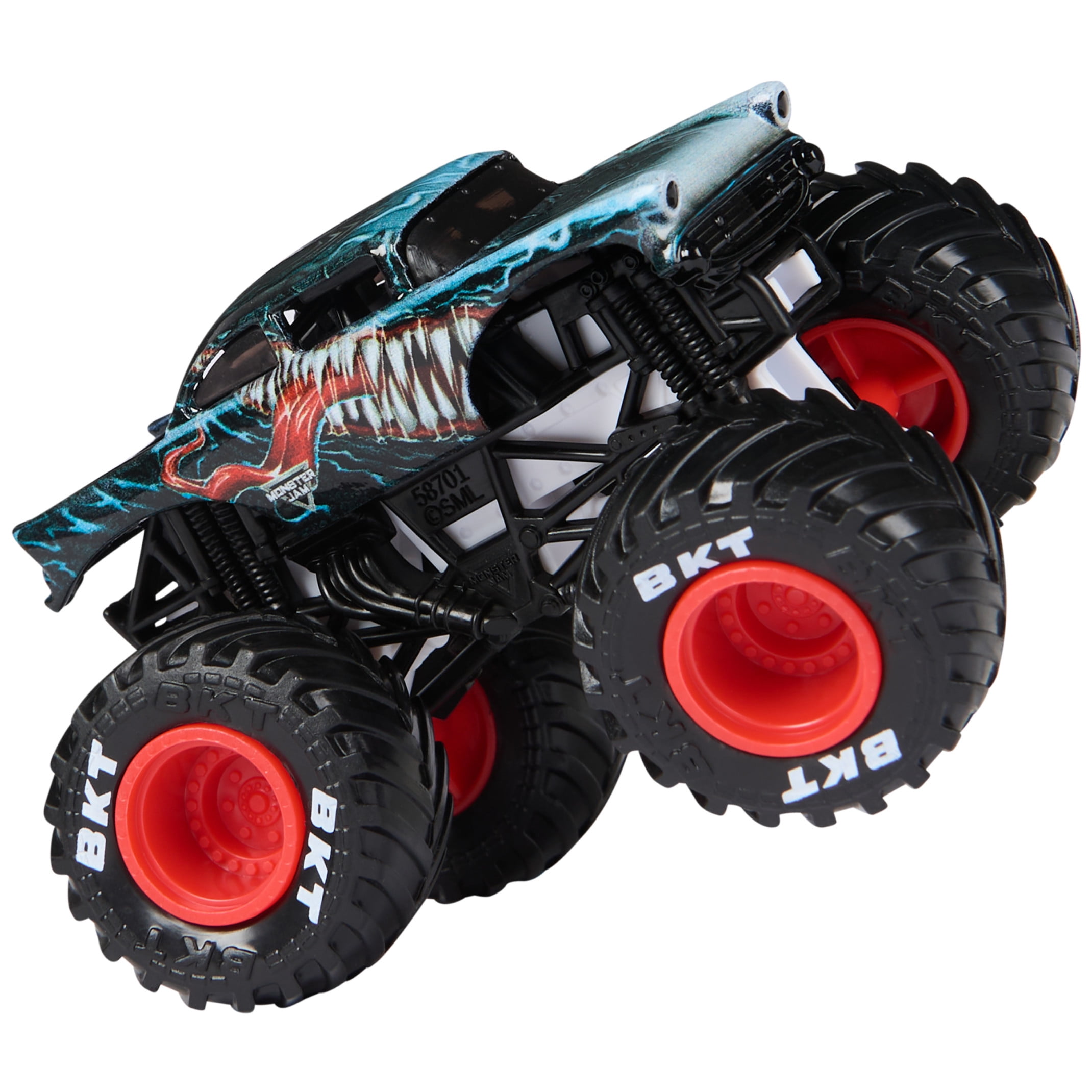 Monster Jam, Marvel Official Venom Vs. The Amazing Spider-Man Die-Cast Monster Trucks, 1:64 Scale, Kids Toys for Boys and Girls Ages 3 and up