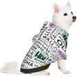 thumbnail image 2 of Bingfone Hello Dog Clothes Hoodie, Pet Winter Coat,Puppy Sweatshirts For Small Dogs Boy Girl,Suitable For All Breeds-Medium, 2 of 8