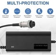 thumbnail image 2 of 54.6V 2A Adapter Charger For iS.cooter i10, i10 Pro, i10MAX, i10Plus, i14, T4, T8 Using 48 Battery, 2 of 8
