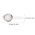 thumbnail image 3 of BrowQuartz Farina Sieve with Handle Stainless Steel House Supplies Oil Fried Strainer Powder Mesh Colander for Soy Milk Tea Coffee Juice 20CM Diagonal, 3 of 6