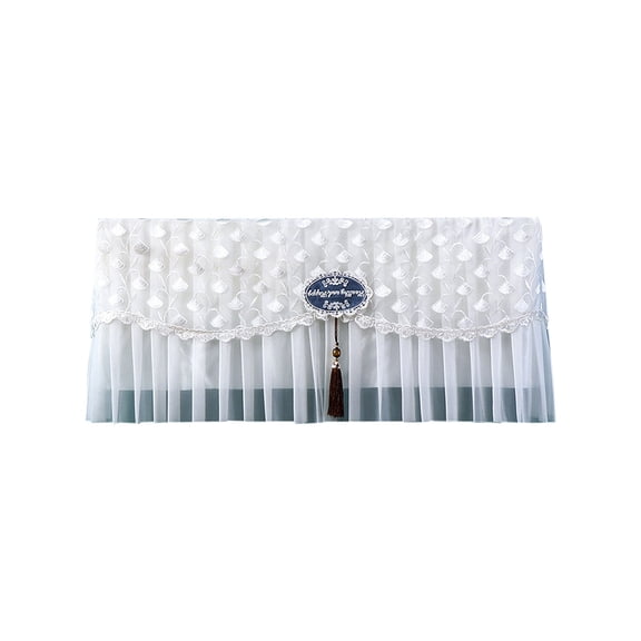 PBAZIH Air Conditioner Cover Washable Dust Protection for Wall Mounted Units Soft Polyester and Spandex Fabric, Snug Fit for Home Office Use, All Season Shield Against Dirt and Grease