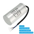 thumbnail image 4 of Uxcell 250uF 450VAC 2 Wires 5% Tolerance 50/60Hz CD60 Run Capacitor 2 Pack, 4 of 5