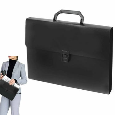 1 Document Holder Letter Size Paper Organizer Brief Case Portfolio Carry Handle