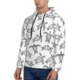 thumbnail image 3 of Sikiie Hand Drawn Turtle Men's Hoodie, Essentials Hoodie, Sweatshirt, Pullover Hooded Sweatshirt for Men-XX-Large, 3 of 7