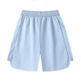 thumbnail image 4 of Yievot Men's Sport Shorts Drawstring Elastic Waist Loose Fit Knee Length Gym Training Running Shorts, 4 of 8