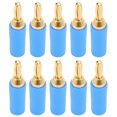 thumbnail image 3 of 10PCS J.10007 2.5mm Brass Banana Plug Gold Plated Banana Plug Connector Instrument Test PlugBlue, 3 of 5