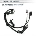 thumbnail image 5 of Unique Bargains Front Right ABS Wheel Speed Sensor for Lexus GS 350 2007-2011, for Lexus GS 460 2007-2011 ABS Sensor No.8951630020 1 Pcs, 5 of 7