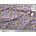 thumbnail image 2 of Soimoi Viscose Chiffon Fabric Peacock Feather Print Sewing Fabric Yard 42 Inch Wide, 2 of 3