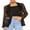 Black, variant on Michellecmm Women's Fashion Blazer Floral Lace Mesh Single Button Lapel Long Sleeve Elegant Jacket Blazer