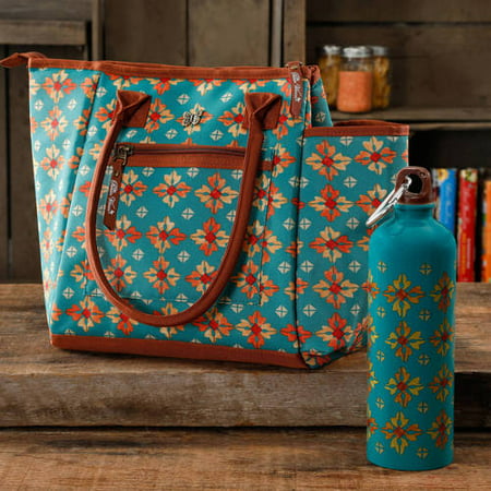 The Pioneer Woman Lunch Tote with Water Bottle, Multiple ...