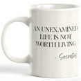 thumbnail image 1 of An Unexamined Life Is Not Worth Living - Socrates 15oz Coffee Mug, 1 of 3
