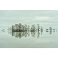 thumbnail image 2 of Yu, Liyun 24x17 White Modern Wood Framed Museum Art Print Titled - Lake-Shore Lineup Beauty, 2 of 4
