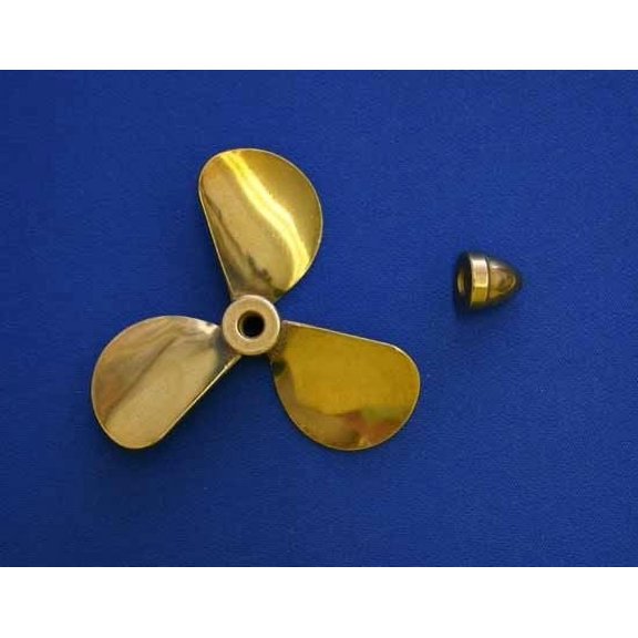 BRASS PROP 3 BLADE RH 2-1/2'' DIAMETER
