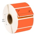 thumbnail image 5 of HOUSELABELS 2" x 1" Orange Barcode Labels on 1" Core Compatible With Zebra and Rollo Printers, 16 Rolls / 1,300 Labels per Roll, 5 of 8