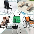 thumbnail image 6 of Multi Pockets Outdoor Travel Bag,Beach Chair Armrest Bag,Camping Chair Hanging Bag,Heavy Duty Oxford Chair Armrest Organizer Bag for Beach,Storage Phones Cameras Tablets Books Sunglasses, 6 of 8