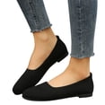 thumbnail image 3 of Sngxgn Women's Ballet Flats Comfortable Flats Shoes for Women(Black,42), 3 of 8