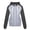 Black, variant on Fesfesfes Women Hooded Solid Splicing Loose Long Sleeve Tops Casual Hooded Sweatshirt Tops on