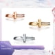 thumbnail image 2 of Tiffany & co . Anillo De Diamantes De Oro Blanco De 18 Quilates Serie T Joyería De Moda Para Mujer, 2 of 3