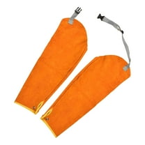 BAOSITY Welding Protective Sleeves Flame Resistant Sleeves Thickened Lightweight PU Leather Sturdy Multipurpose for Metal Cutting Men