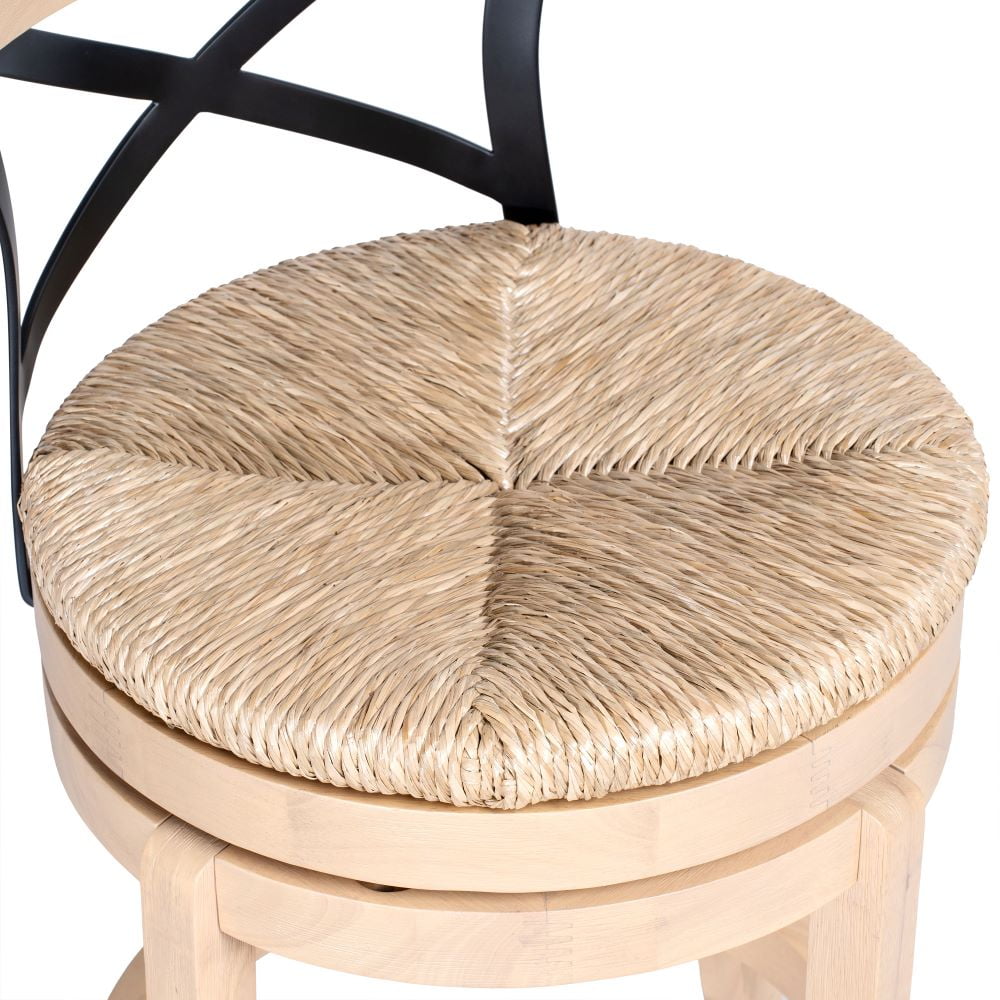 Myrtle Swivel Counter Stool - Beachwood Oak