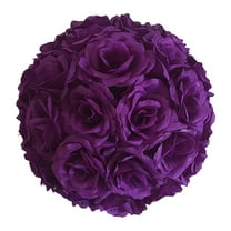 VogueV 20cm Artificial Rose Ball, Realistic Silk Flower for Wedding Centerpiece, Home Garden Party Decor, Faux Rose Kissing Ball