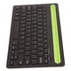 thumbnail image 2 of Teclado inalámbrico con ranura para tarjeta, 78 teclas, doble canal, luz sensible, teclado Bluetooth portátil para el hogar, la oficina y los viajes, 2 of 12