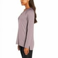 thumbnail image 2 of Banana Republic Ladies' Long Sleeve V-Neck Top, Purple XL, 2 of 4