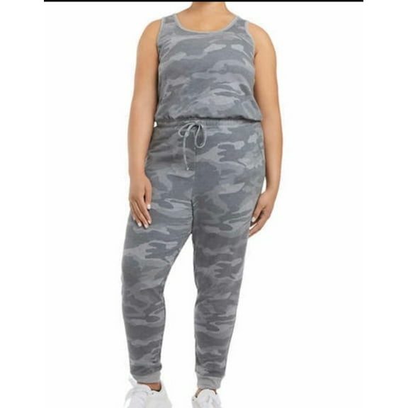 Danskin Womens Soft Brushed Fleece Jumpsuit;X-Small