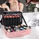 thumbnail image 2 of XL Grande Estuche de Maquillaje de Viaje Bolsa de Cosméticos - Con Espejo, 41x30x13cm Profesional Organizador de Maquillaje Impermeable con Divisor Ajustable, Bolsa de Almacenamiento, 2 of 8