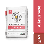King Arthur Baking Company Unbleached All-Purpose Flour, USDA Organic, Non-GMO,  5 lb