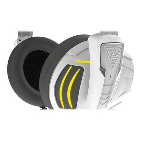 GAMDIAS - Hephaestus E1 Wired Stereo Gaming Headset for PC, PS4 and Xbox One - White, Gray, Brushed Aluminum