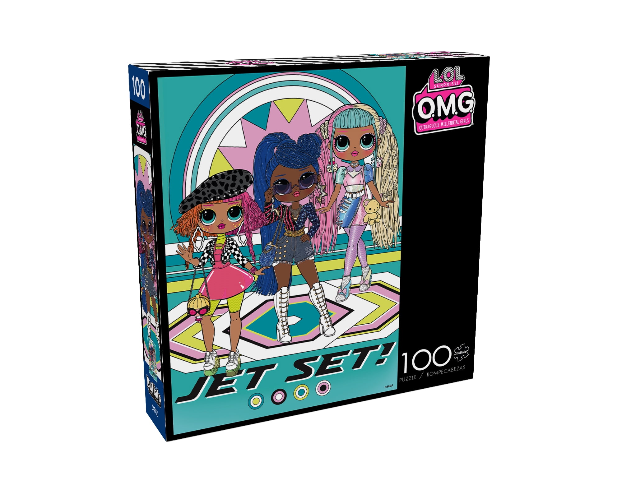 Buffalo Games 100-Piece LOL Surprise O.M.G. Jet Set Jigsaw Puzzle