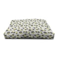 thumbnail image 4 of Geometric Pet House, Line Art with Circle Triangles and Chevron Zigzags Vintage Art Print, Outdoor & Indoor Portable Dog Kennel with Pillow and Cover, 5 Sizes, Yellow Black White, by Ambesonne, 4 of 5
