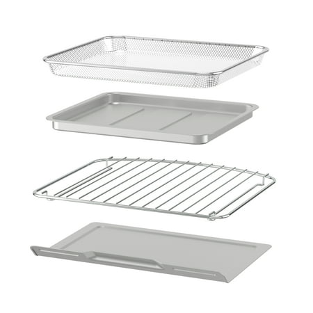 Black Decker Crisp ‘N Bake PRO Stainless Steel 4-Slice Air Fryer Toaster Oven