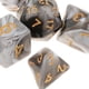 thumbnail image 4 of Dados poliédricos Juegos De Tablero De Dados Poliédricos Juegos De Dos Colores Para RPG BLANCO NEGRO, 4 of 4