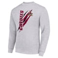thumbnail image 2 of Men's Starter Heather Gray Arizona Coyotes  Color Scratch Pullover Sweatshirt, 2 of 3