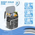thumbnail image 4 of Gothic Solar and Astronomical Pattern Backpack Cooler – Leakproof Insulated Cooler Bag with Moon Phase and Star Map Design, 4 of 5