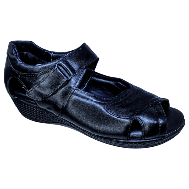 Sandalias de Mujer en Piel Borrego para Pie Diabetico Huaraches Casuales