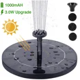 thumbnail image 2 of Solar Fountain Pump Floating Solar Panel Bird Baths Water Fountain with 4 Nozzles For Garden Outdoor Water Pool Pond Decor Set, 2 of 6
