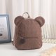 thumbnail image 1 of Mochila personalizada con patrón de oso para mujer y niña, morral de felpa para niño pequeño con nombre personalizado, mochila informal de hombro para día, 1 of 4