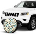 thumbnail image 2 of Kdxio Fathers day for Tire Cover Wheel Protectors Tyre Covers Weatherproof Wheel Covers Universal Fit for Trailer Rv SUV Truck Camper Travel Trailers 15 inch, 2 of 8