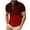 Red, variant on WREESH Men's Henley Shirt Casual Short Sleeve T-Shirt with Front Zipper & Technology for Casual Fridays