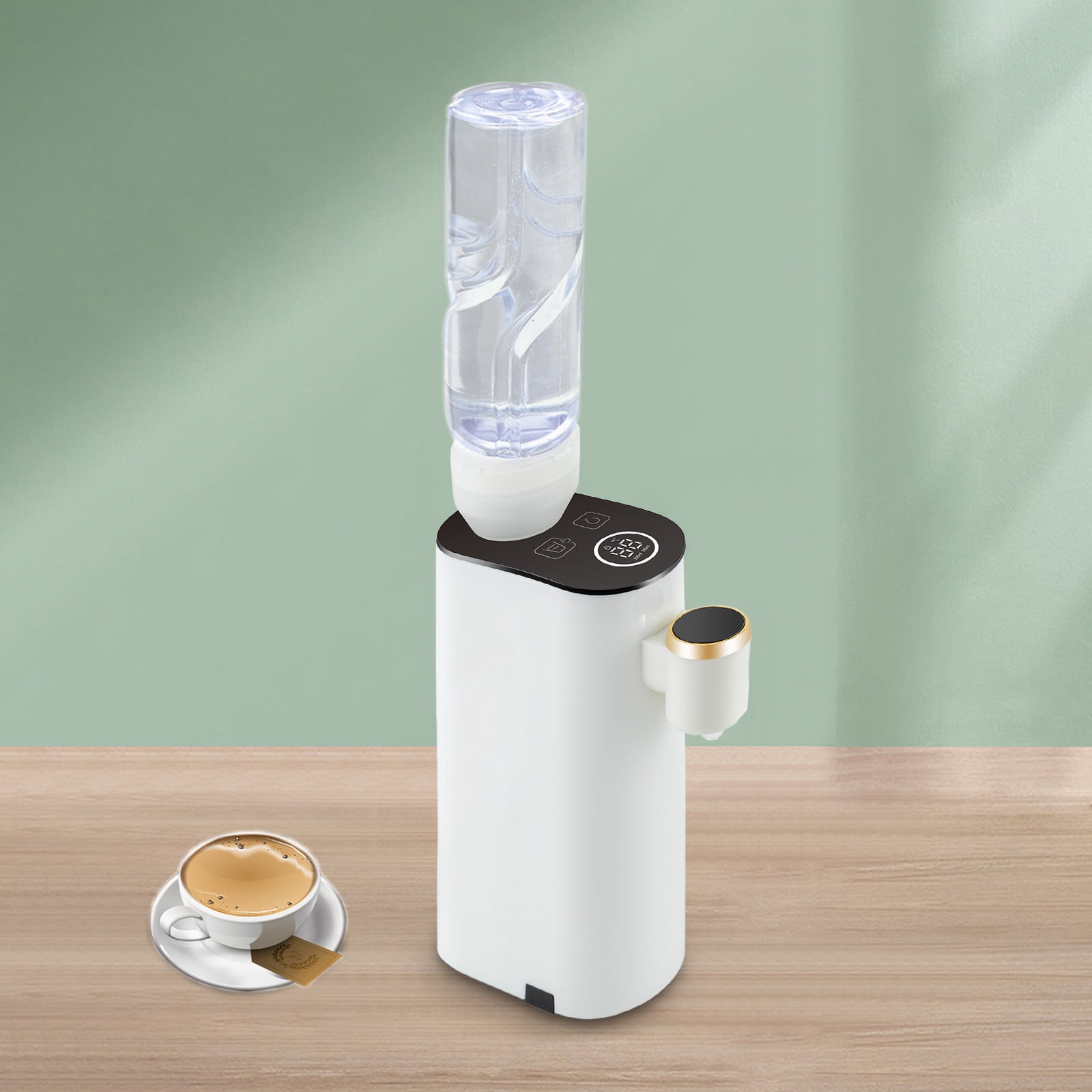 Instant Hot Water Dispenser, Baby Bottle Warmer Formula Dispenser, Mineral/Bottled Water Dispenser, 1500W Portable Water Warmer for Travel, Hotel (Single Machine)