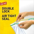 thumbnail image 4 of Glad Zipper Food Storage Quart Bags, 50 Count, 4 of 6
