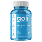(2 pack) Goli Ashwagandha Vegan Gummies, KSM-66 & Vitamin D, 60 Count