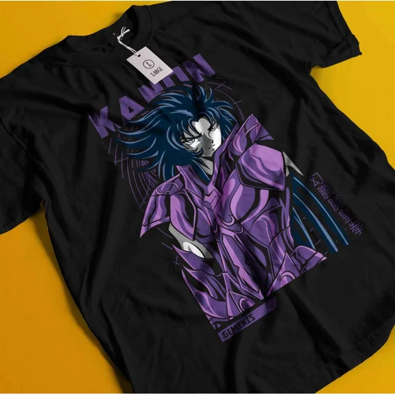 Saint Seiya Kanon T-Shirt knights Of the Zodiac Hyoga Ikki Shun Anime Tee Unisex