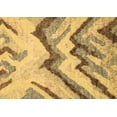 thumbnail image 1 of Ahgly Company Indoor Rectangle Abstract Brown Modern Area Rugs, 3' x 5', 1 of 4