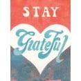 thumbnail image 2 of Nai, Danhui 12x14 White Modern Wood Framed Museum Art Print Titled - Stay Grateful, 2 of 4